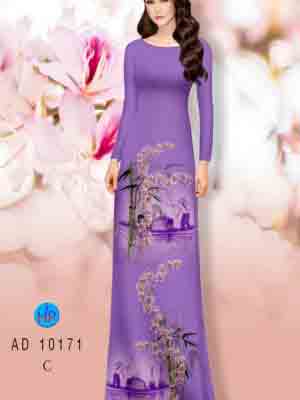 vai ao dai hoa in 3d co truyen cuc dep 175913