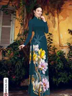 vai ao dai hoa in 3d co truyen cuc dep 1829250