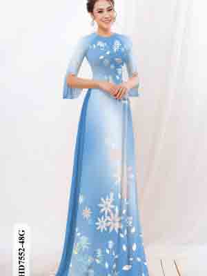 vai ao dai hoa in 3d co truyen da dang 192396