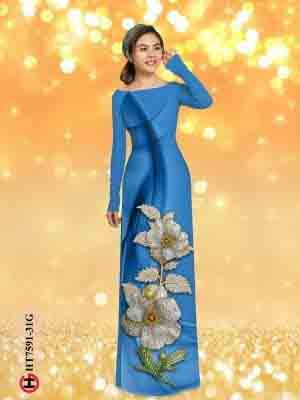 vai ao dai hoa in 3d co truyen dang hot 63376