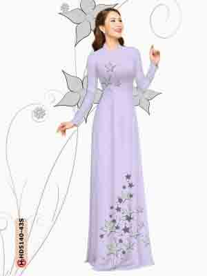 vai ao dai hoa in 3d co truyen doc dao 1431135