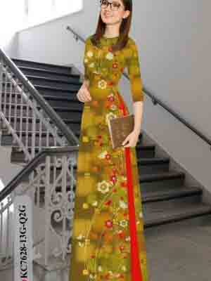 vai ao dai hoa in 3d co truyen duoc chon nhieu 287108