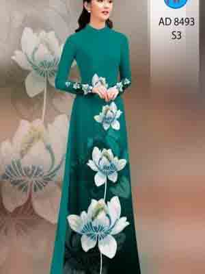 vai ao dai hoa in 3d co truyen mau moi 1085197