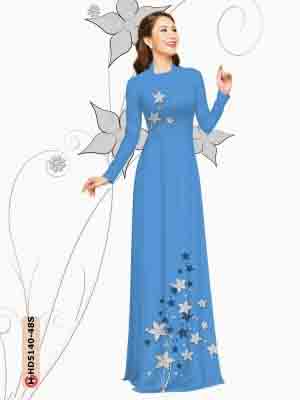 vai ao dai hoa in 3d co truyen phong cach 131166