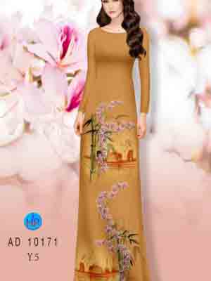 vai ao dai hoa in 3d co truyen thanh lich 2059237