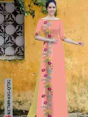 vai ao dai hoa in 3d co truyen thanh lich 97285