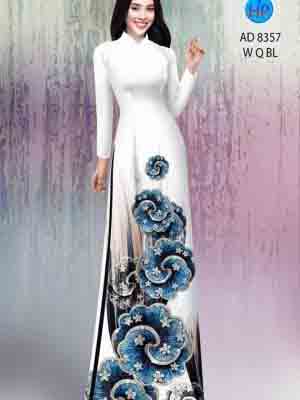 vai ao dai hoa in 3d co truyen thuot tha 128762