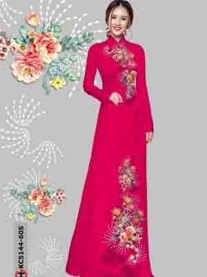 vai ao dai hoa in 3d dang ngoc cuc hot 143147