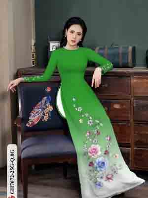 vai ao dai hoa in 3d dang ngoc da dang 0680