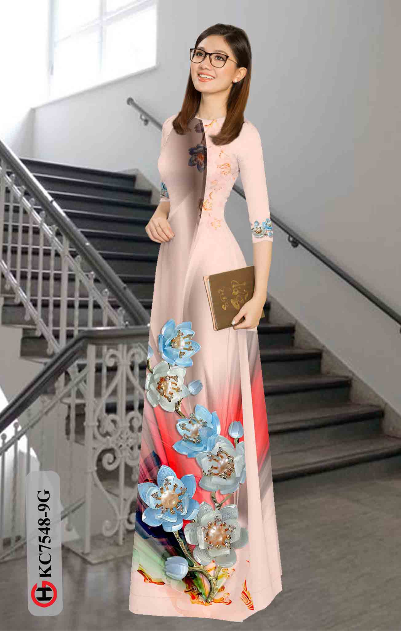 vai ao dai hoa in 3d dang ngoc da dang 1214284