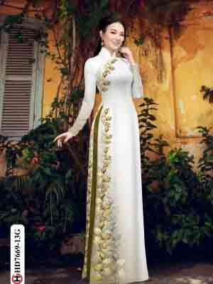 vai ao dai hoa in 3d dang ngoc long lanh 111282