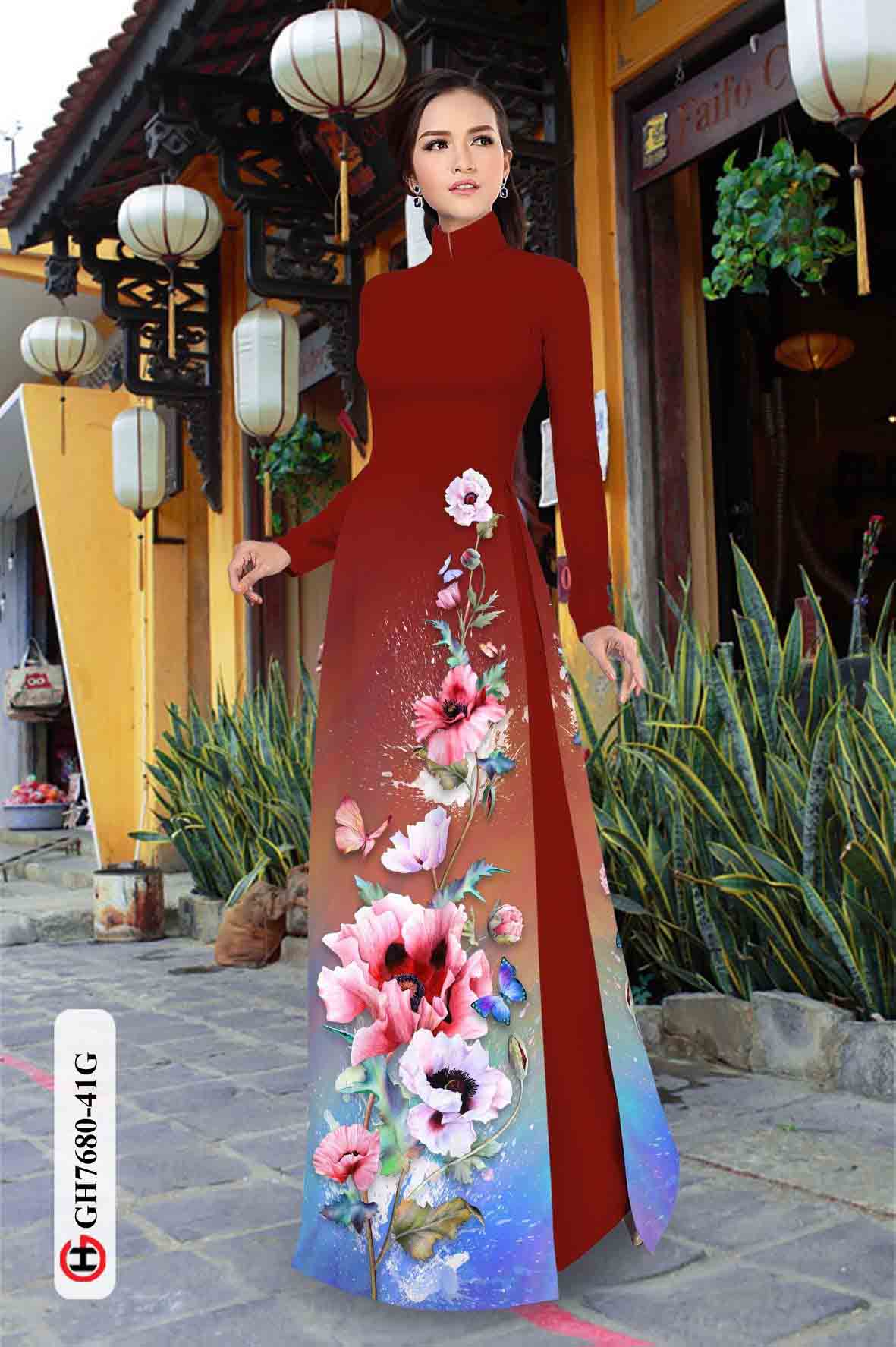 vai ao dai hoa in 3d dang ngoc mau moi 12251