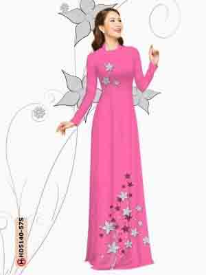 vai ao dai hoa in 3d doc dao phong cach 2031188