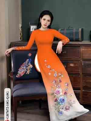 vai ao dai hoa in 3d duyen dang cuc dep 1868179