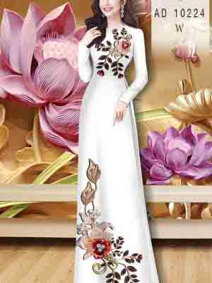 vai ao dai hoa in 3d duyen dang doc dao 674230