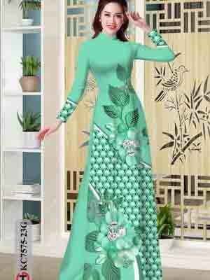 vai ao dai hoa in 3d duyen dang thanh lich 1040126