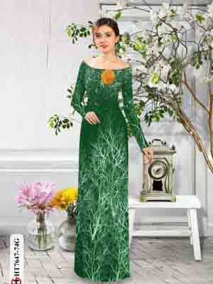 vai ao dai hoa in 3d gia re chat luong 36322