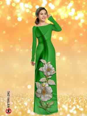 vai ao dai hoa in 3d gia re duoc chon nhieu 333264