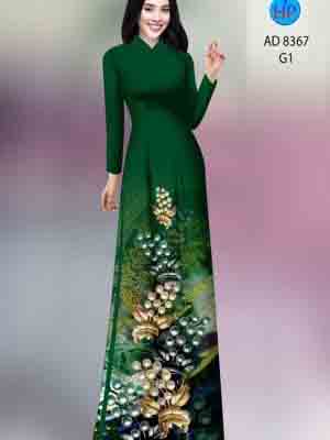 vai ao dai hoa in 3d rat duyen cuc dep 1607237