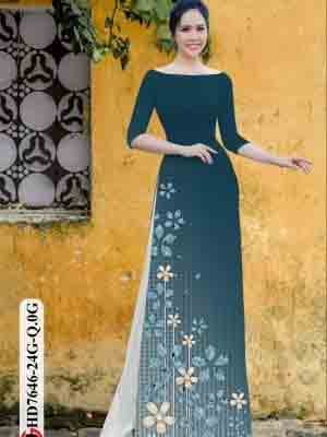 vai ao dai hoa in 3d rat duyen cuc hot 855157