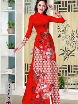 vai ao dai hoa in 3d rat duyen dang hot 54052