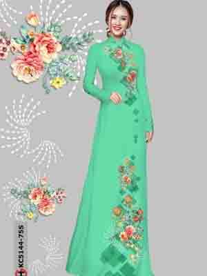 vai ao dai hoa in 3d rat duyen gia tot 1031158