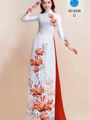 vai ao dai hoa in 3d rat duyen gia tot 370243