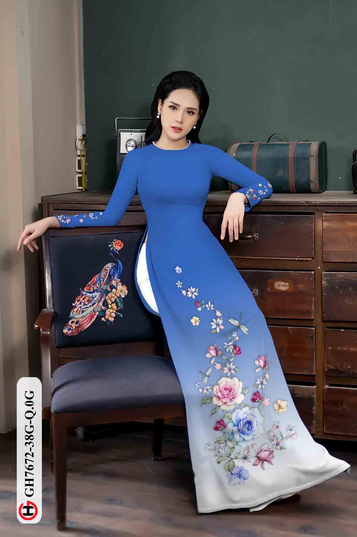 vai ao dai hoa in 3d rat duyen rat dep 1768102