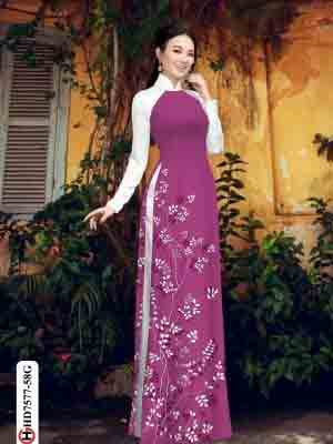 vai ao dai hoa in 3d rat duyen thanh lich 585177