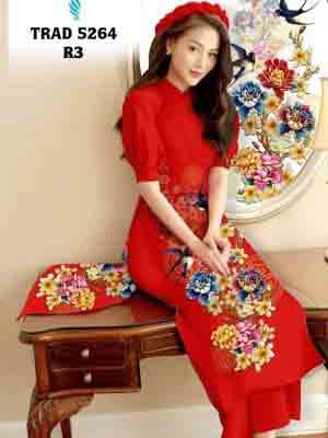 vai ao dai hoa in 3d rat re dep 205116