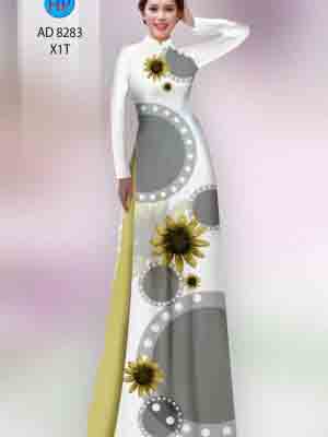 vai ao dai hoa in 3d rat re long lanh 305111