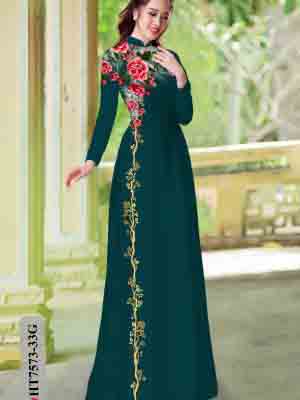 vai ao dai hoa in 3d rat re phong cach 1265148