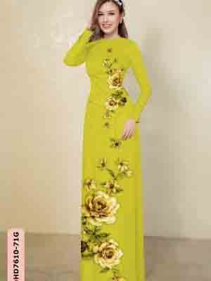 vai ao dai hoa in 3d rat re rat dep 205591