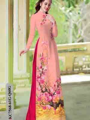 vai ao dai hoa in 3d re chat luong 15157