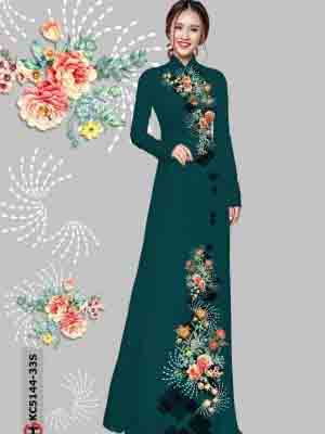 vai ao dai hoa in 3d re chat luong 163159