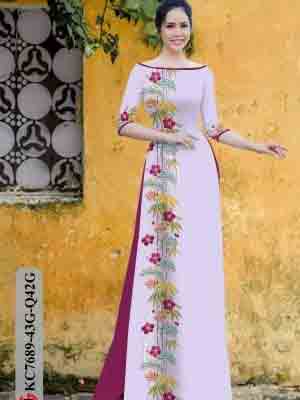 vai ao dai hoa in 3d re da dang 1572190