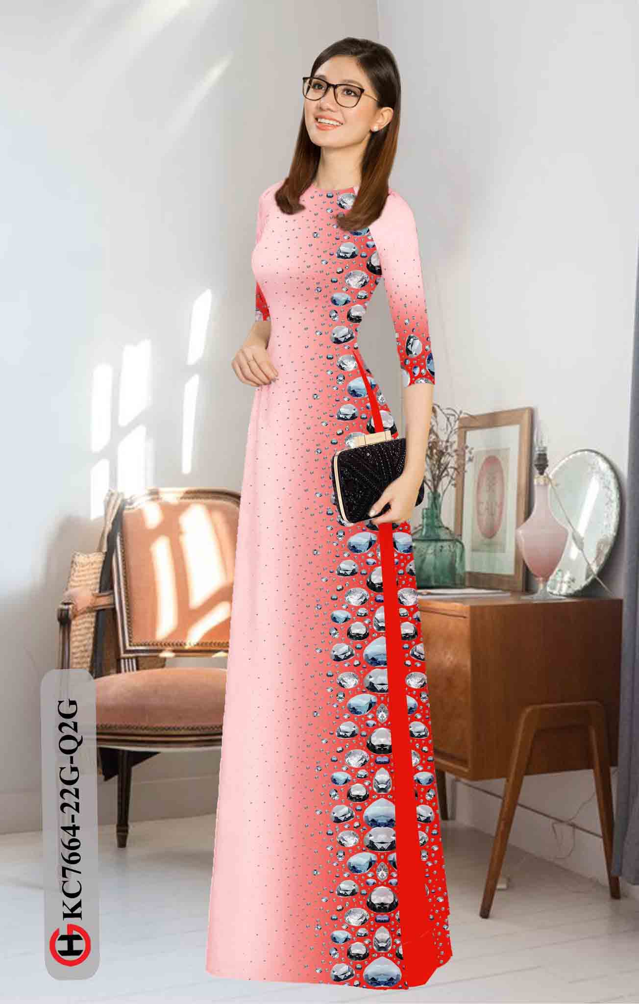 vai ao dai hoa in 3d re duoc tim nhieu 106962