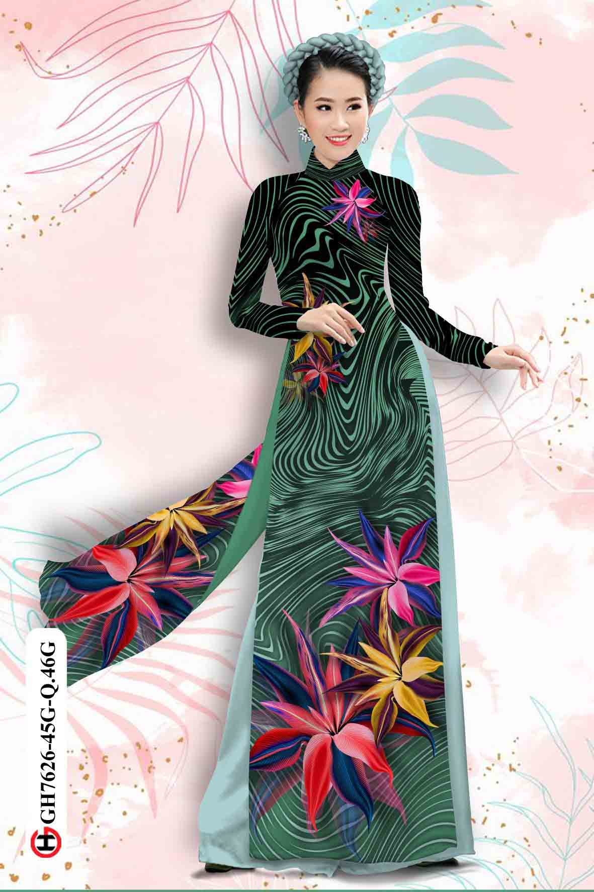 vai ao dai hoa in 3d re gia tot 254225