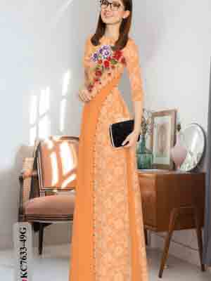 vai ao dai hoa in 3d re phong cach 71085