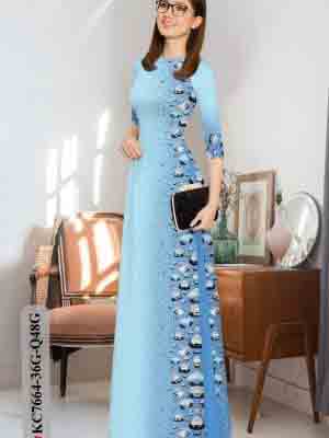 vai ao dai hoa in 3d re thanh lich 1169135