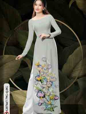 vai ao dai hoa in 3d shop my my dam tham 1036214