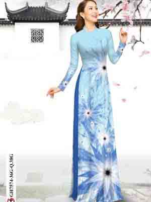 vai ao dai hoa in 3d shop my my dam tham 14964