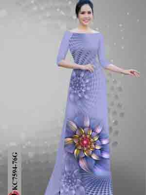 vai ao dai hoa in 3d shop my my gia tot 156893