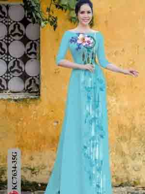 vai ao dai hoa in 3d shop my my long lanh 01918