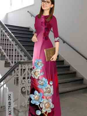 vai ao dai hoa in 3d shop mymy cuc dep 814152