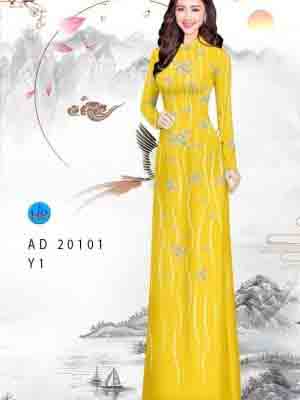 vai ao dai hoa in 3d shop mymy long lanh 55724