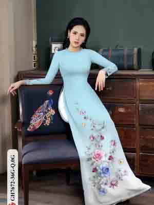 vai ao dai hoa in 3d shop mymy long lanh 768262