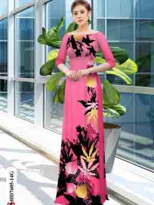 vai ao dai hoa in 3d shop mymy thanh lich 153253