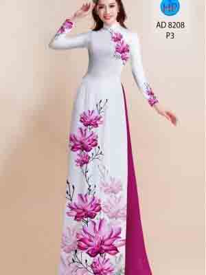 vai ao dai hoa in 3d ton dang ngoc da dang 670266