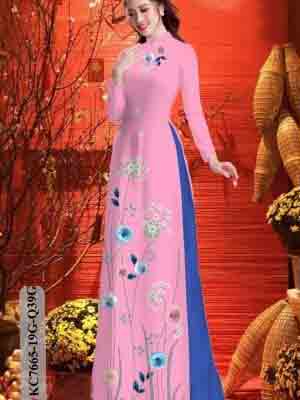 vai ao dai hoa in 3d ton dang ngoc dang hot 2786